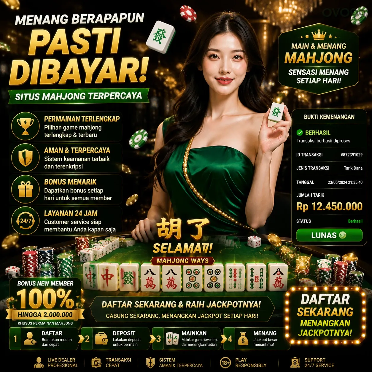 Ikon aplikasi ovo99 resmi